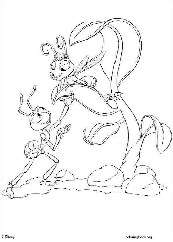 A Bug's Life coloring page (014)