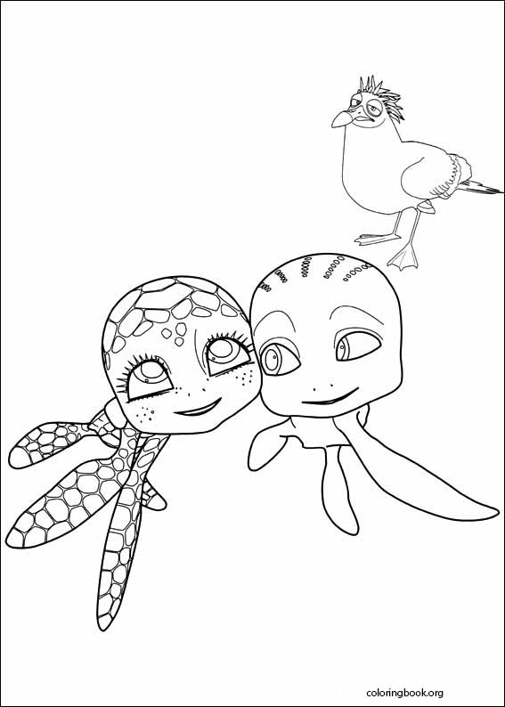 a turtle tale coloring pages - photo #3