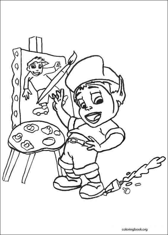 Adiboo coloring page (003)