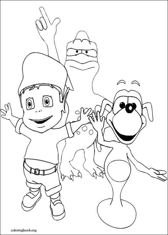 Adiboo coloring page (018)