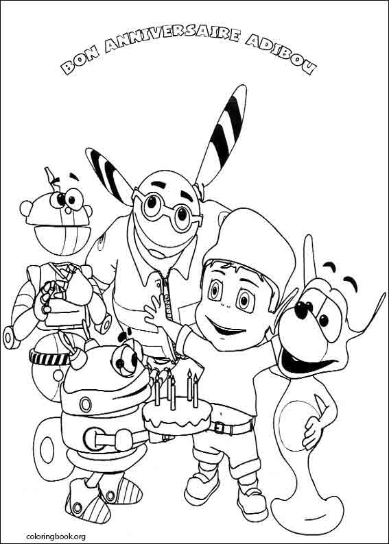 Adiboo coloring page (022)