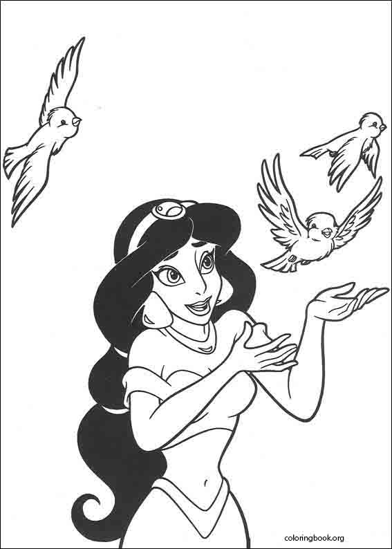 Aladdin coloring page (012)