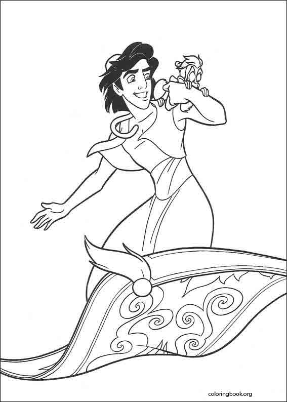 Aladdin coloring page (026)