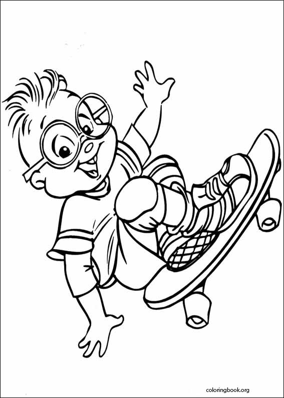 Alvin And The Chipmunks coloring page (003)