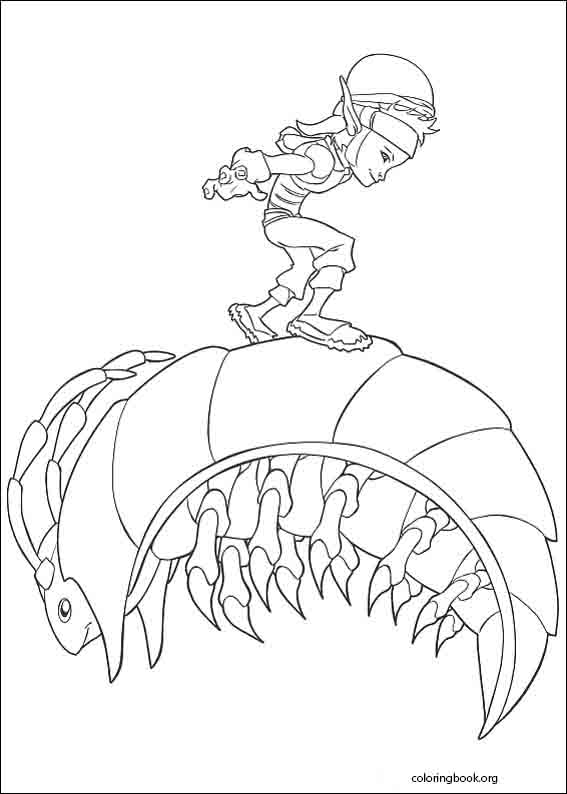 Arthur And The Two Worlds War coloring page (014)