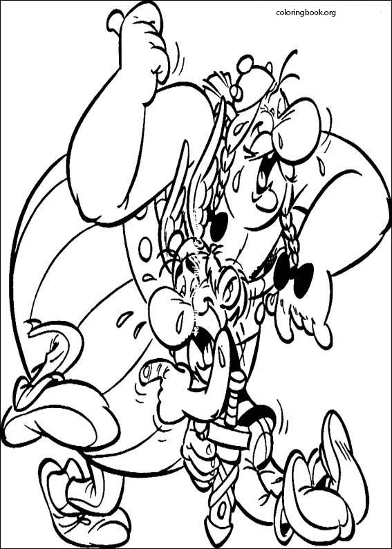 Asterix coloring page (001)