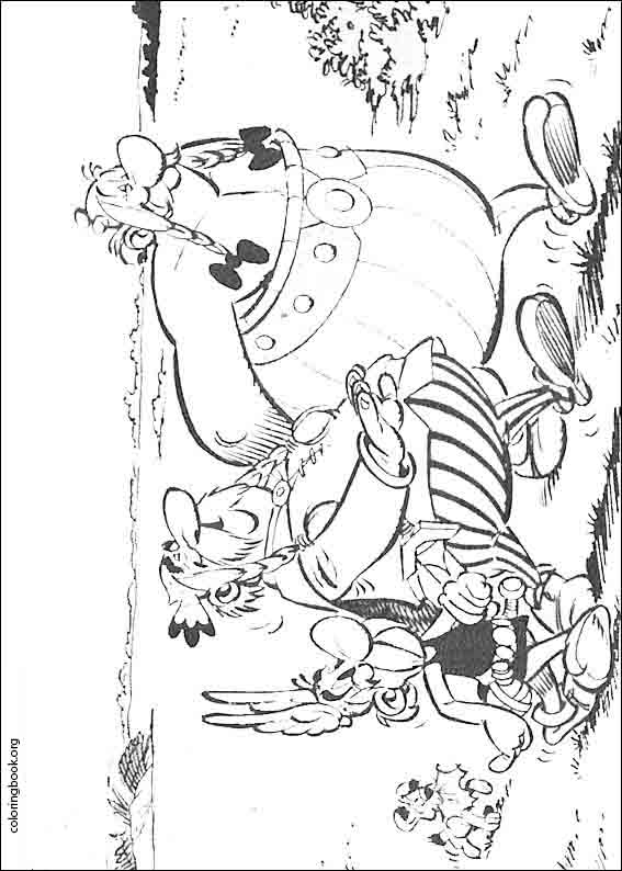 Asterix coloring page (003)