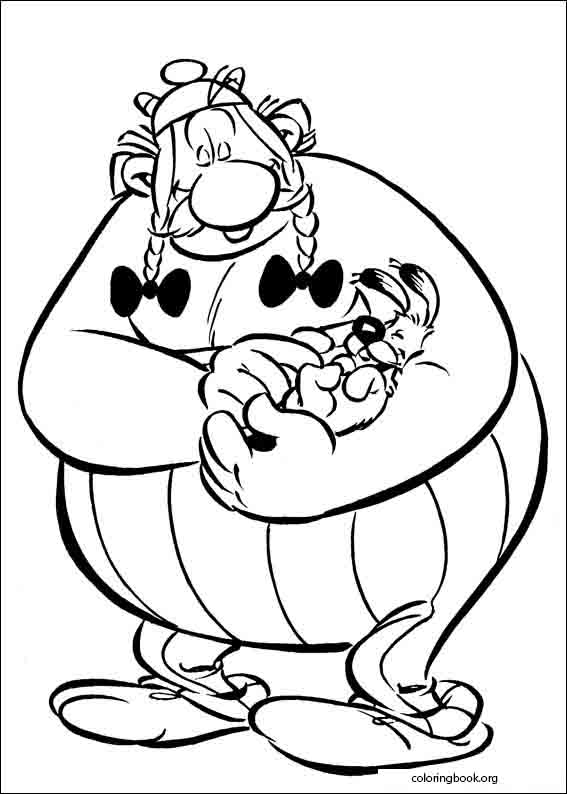 Asterix coloring page (016)