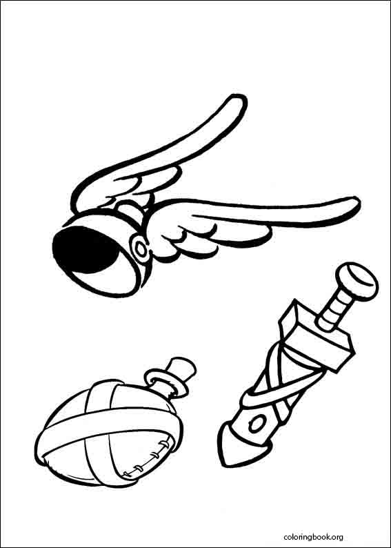 Asterix coloring page (017)
