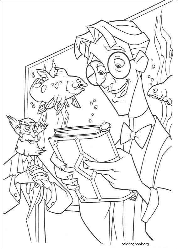 Atlantis coloring page (076)