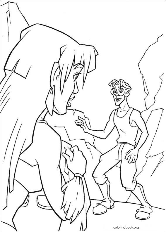 Atlantis coloring page (097)