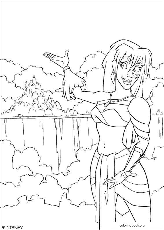 Atlantis coloring page (098)