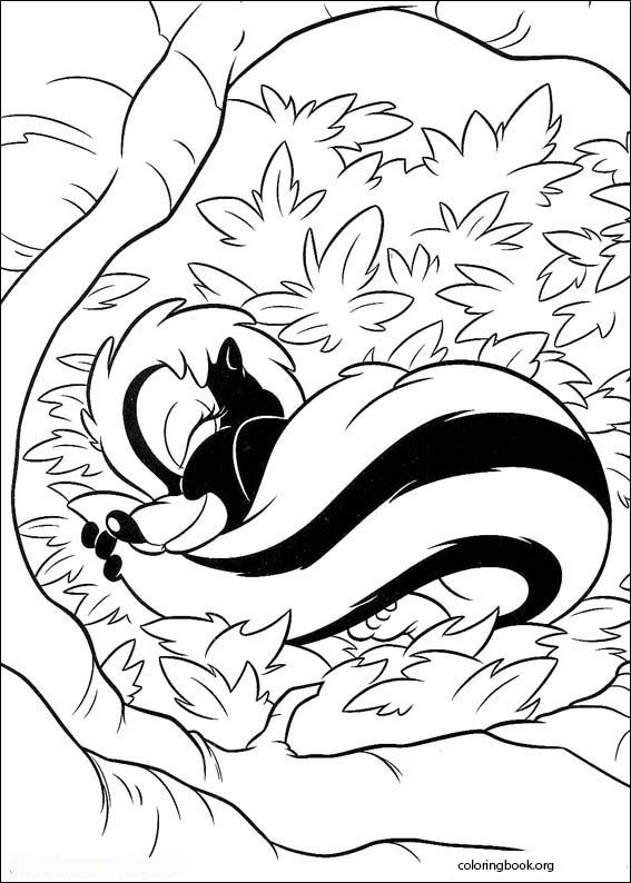 Bambi coloring page (004)