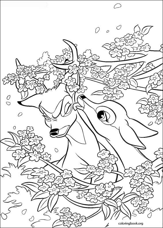 Bambi coloring page (010)