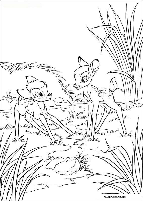 Bambi coloring page (012)