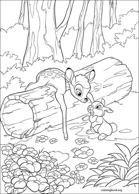 Bambi coloring page (014)
