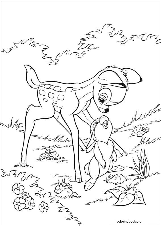 Bambi coloring page (015)