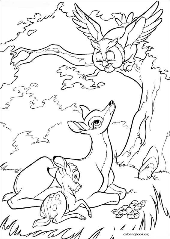 Bambi coloring page (021)