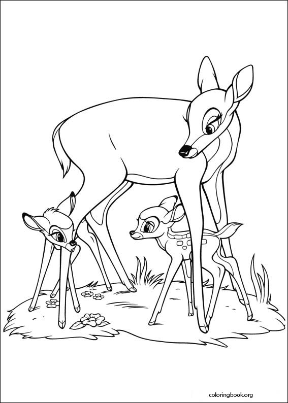 Bambi coloring page (027)