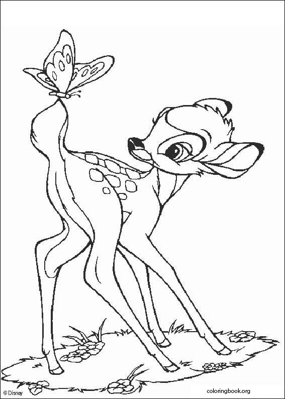 Bambi coloring page (028)