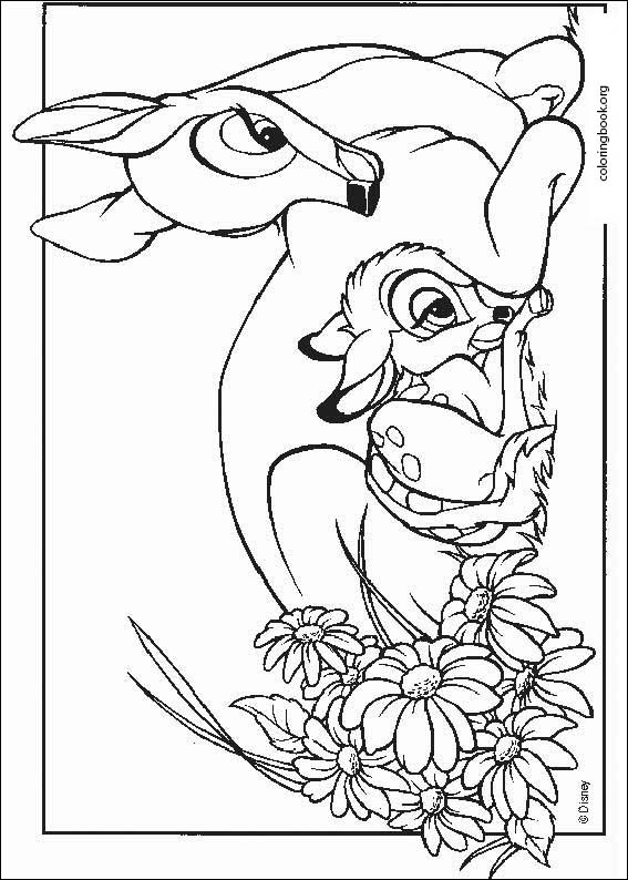 Bambi coloring page (029)