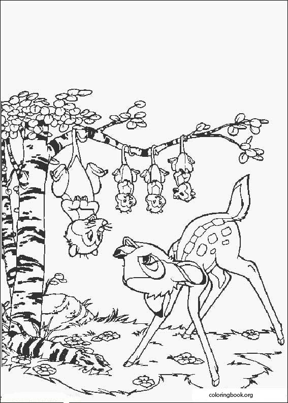 Bambi coloring page (032)