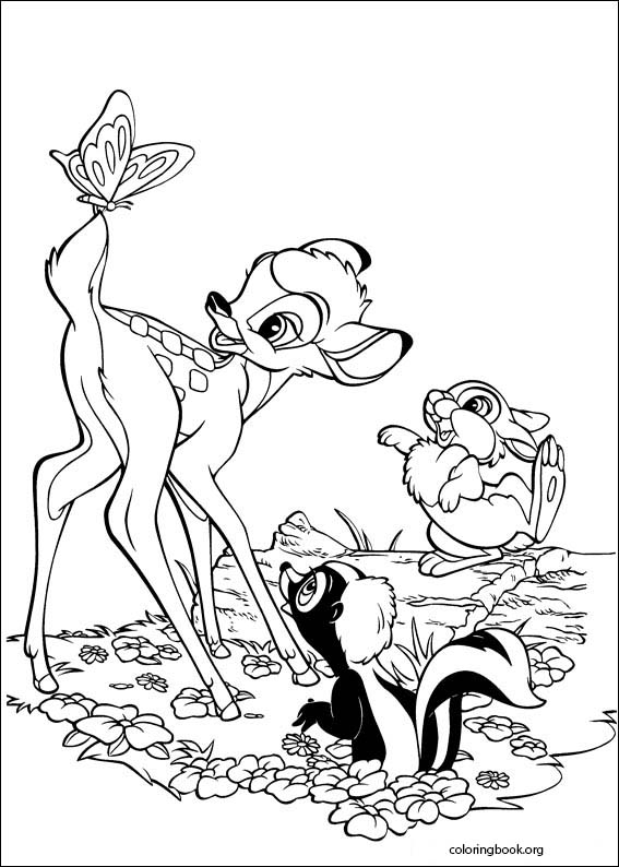 Bambi 2 coloring page (019)