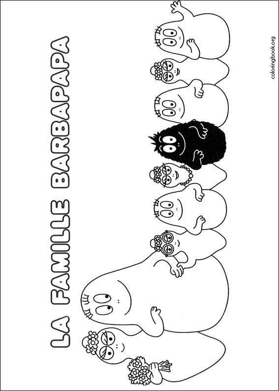 Barbapapa coloring page (031)