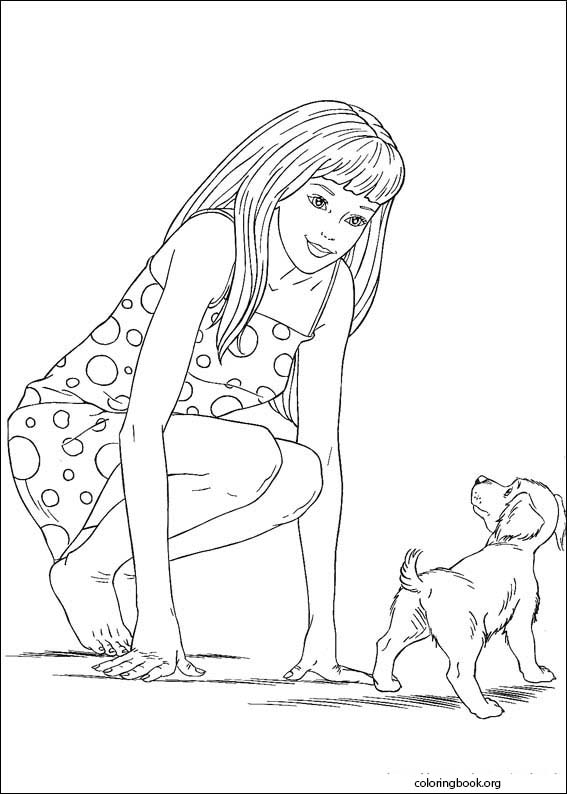 Barbie coloring page (036)