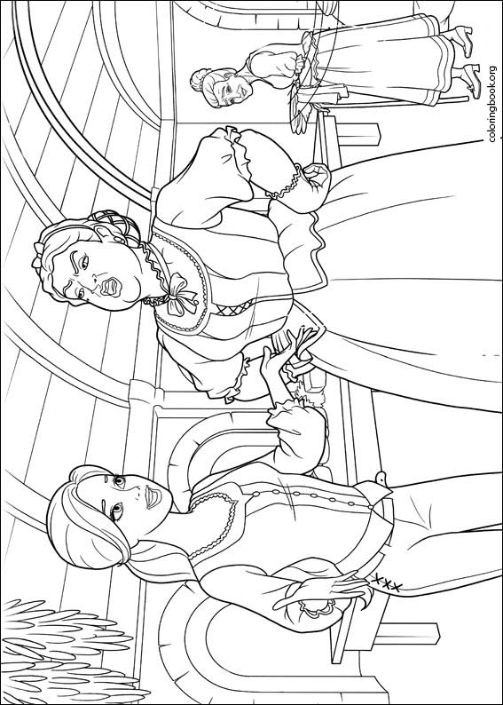 Barbie Nutcracker Coloring Pages