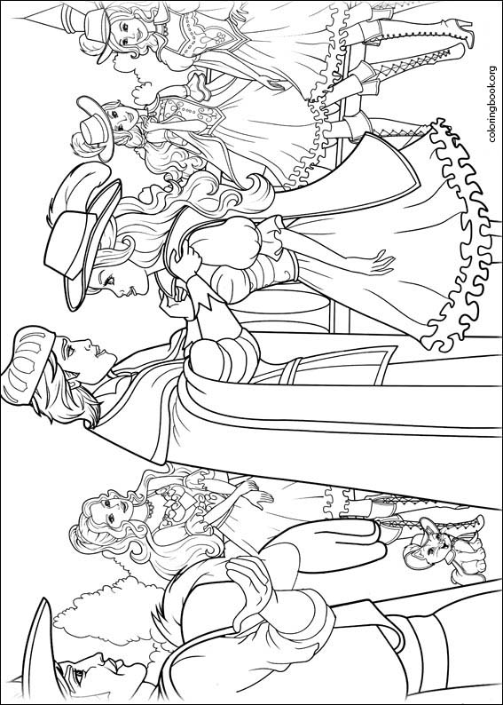 Barbie And The Three Musketeers coloring page (012)