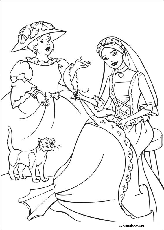 Barbie As The Princess And The Pauper coloring page (022)
