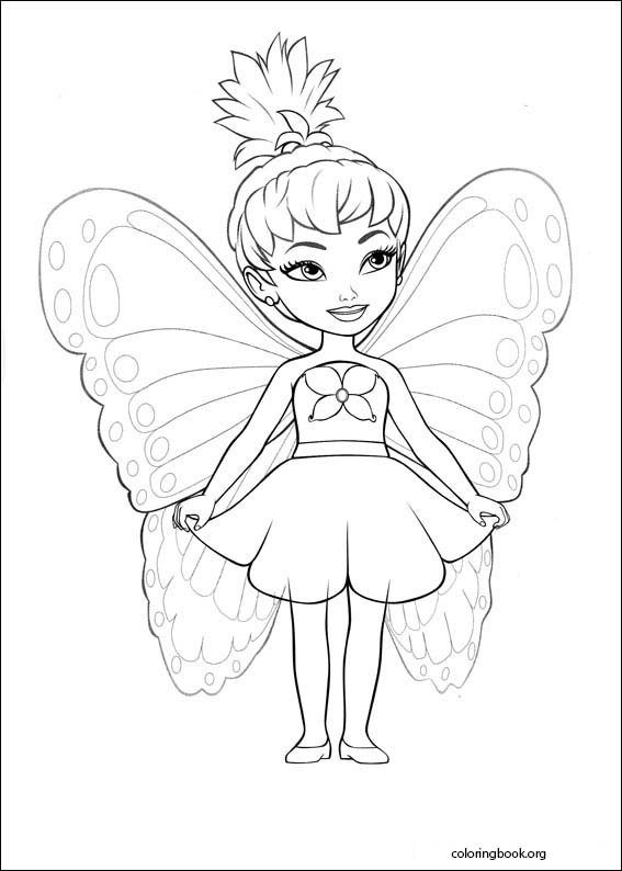 Barbie Mariposa coloring page (010)