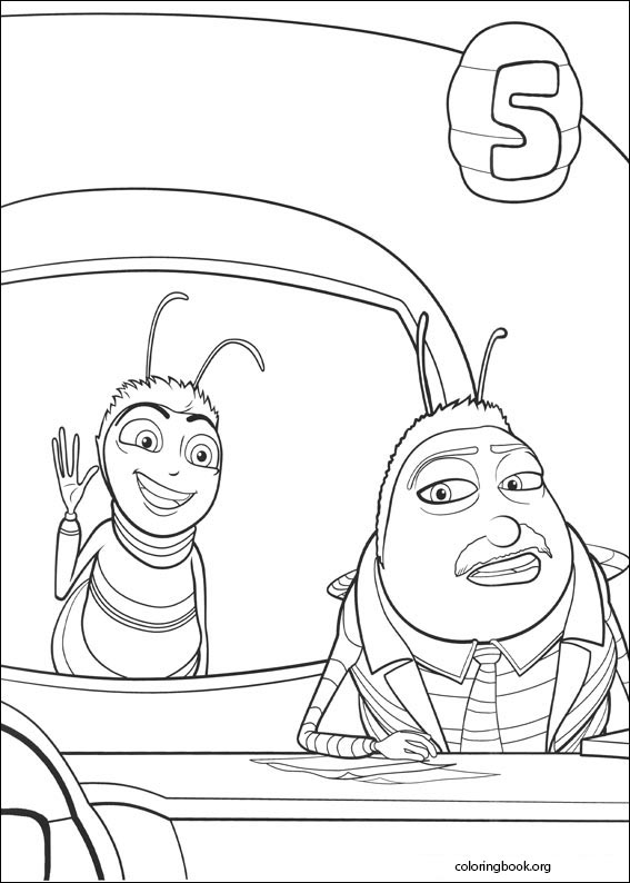 Bee Movie coloring page (007)