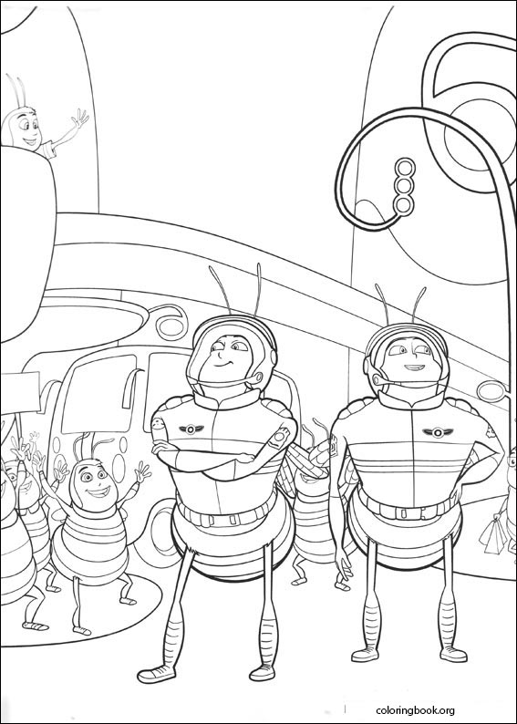 Bee Movie coloring page (010)
