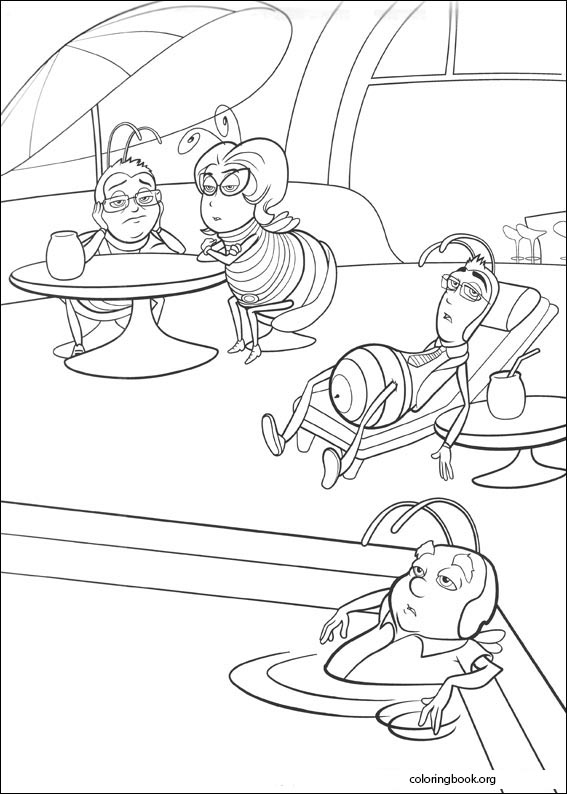 Bee Movie coloring page (014)