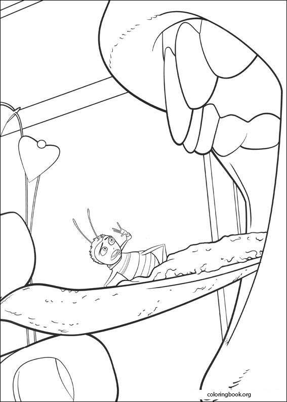 Bee Movie coloring page (020)