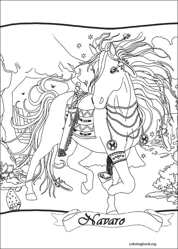 Bella Sara coloring page (005)