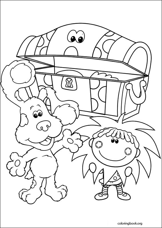 Blue's Clues coloring page (012)