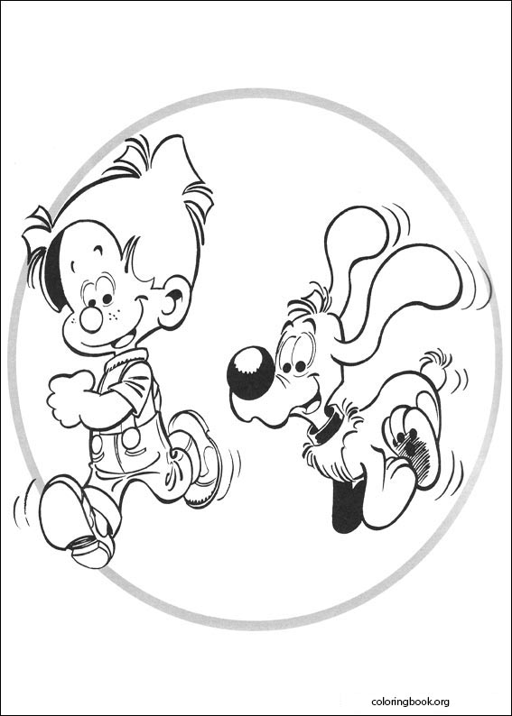 Boule & Bill coloring page (008)