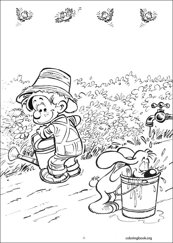 Boule & Bill coloring page (011)