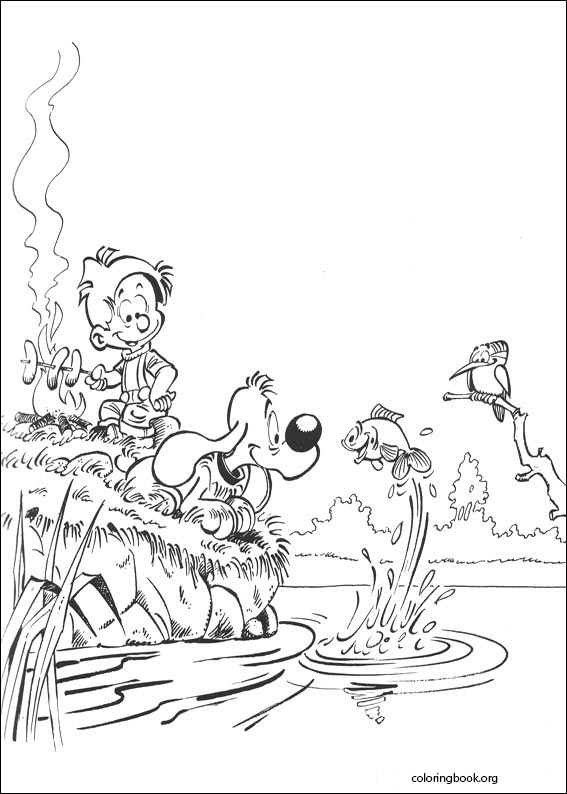 Boule & Bill coloring page (013)