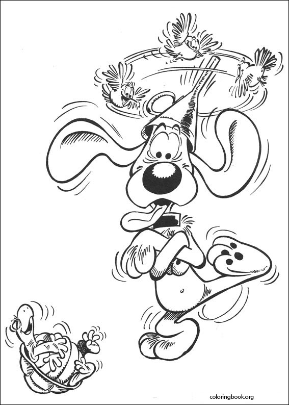 Boule & Bill coloring page (016)
