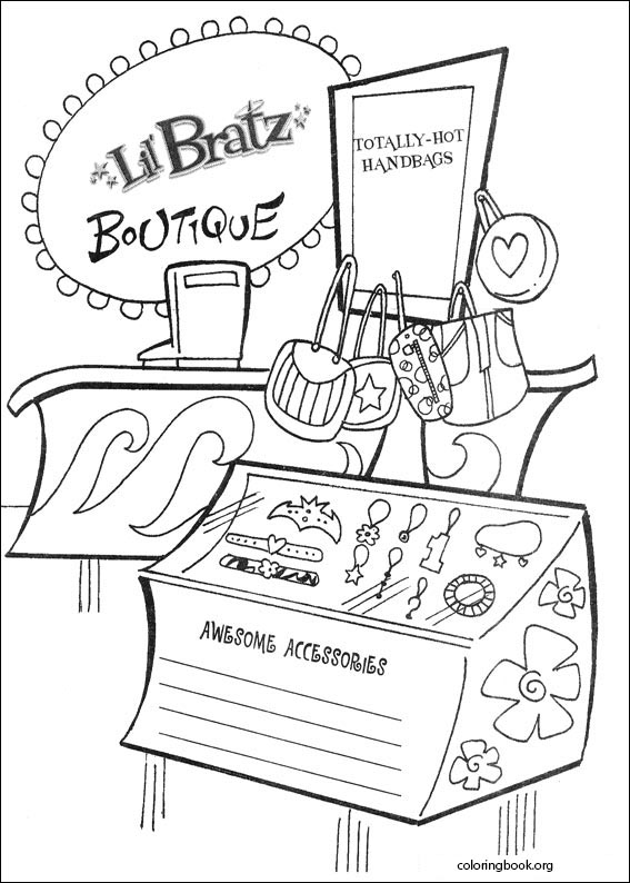 Bratz coloring page (012)