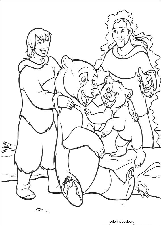 Brother Bear coloring page (001)