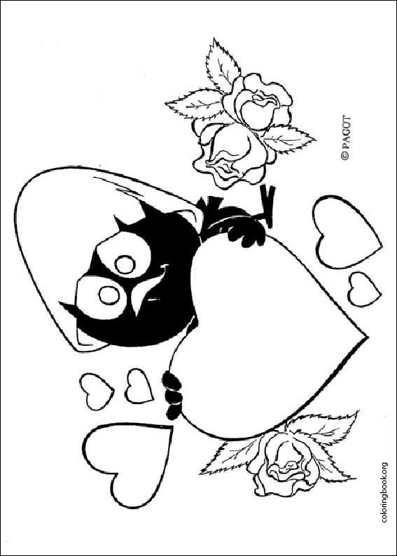 Calimero coloring page (018)