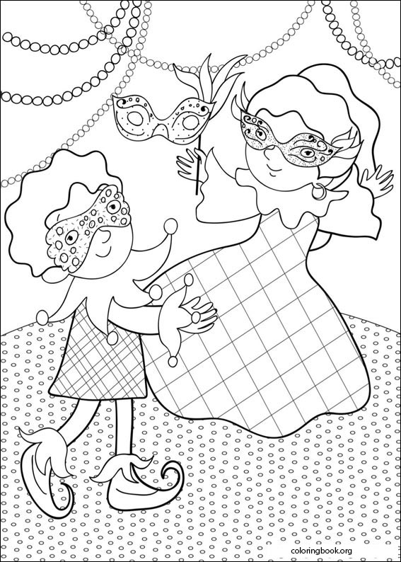 Carnival coloring page (005)