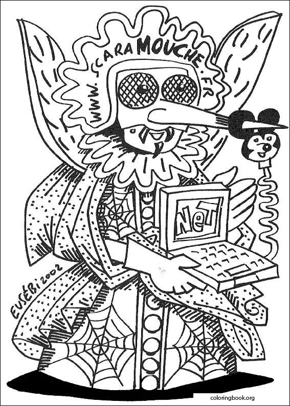 Carnival coloring page (009)