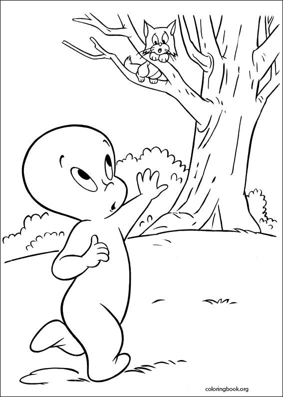 Casper coloring page (001)
