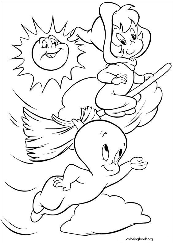 Casper coloring page (004)